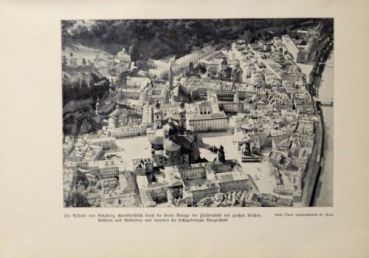 1932 - Die Altstadt von Salzburg, alter Druck